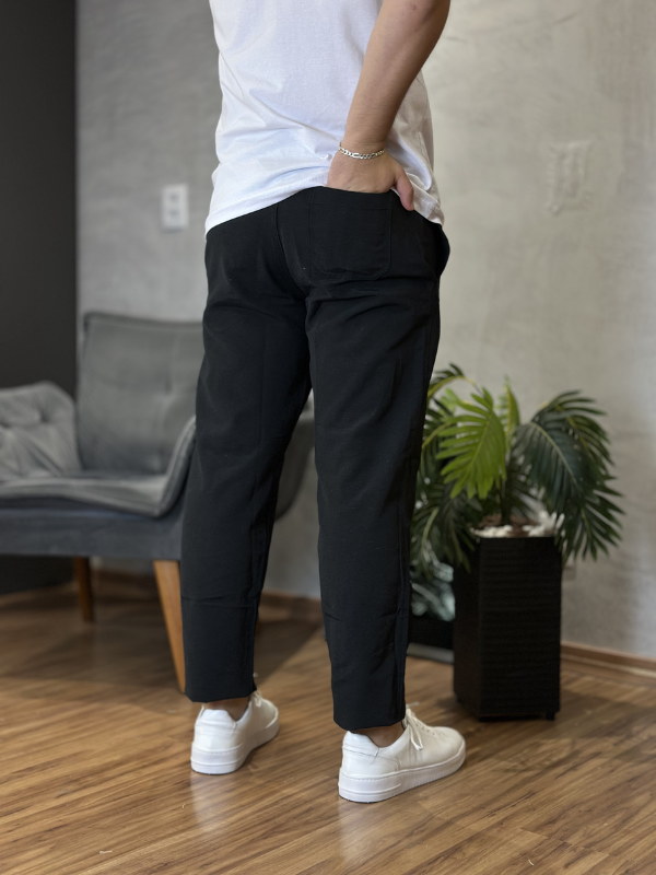 Calça Urban Linho Preto - Canguru Store