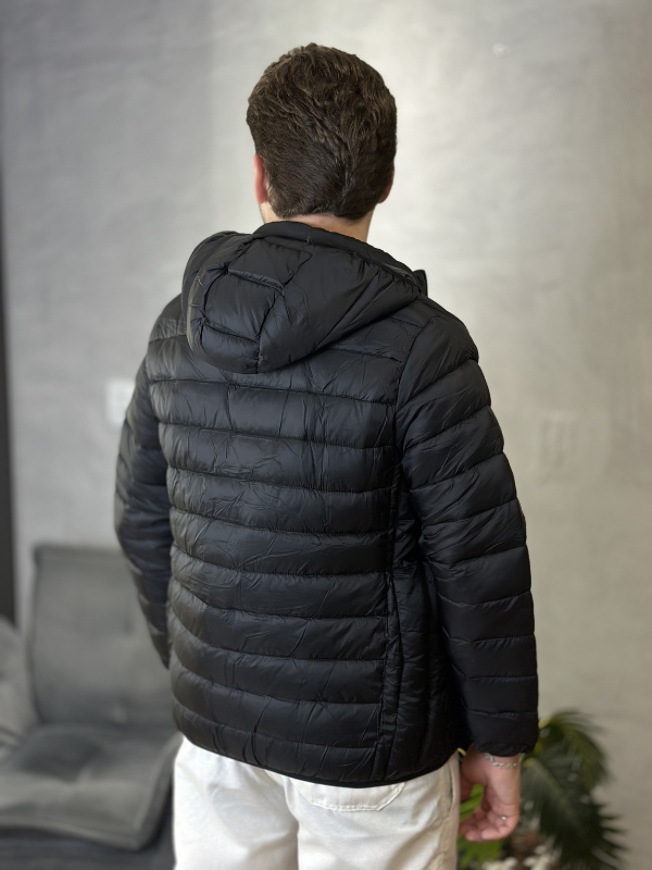 Bobojaco Preto Capuz Removível - Canguru Store