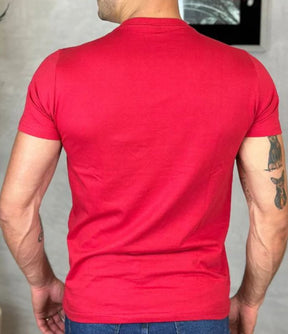 Camisa Básica Algodão Vermelho