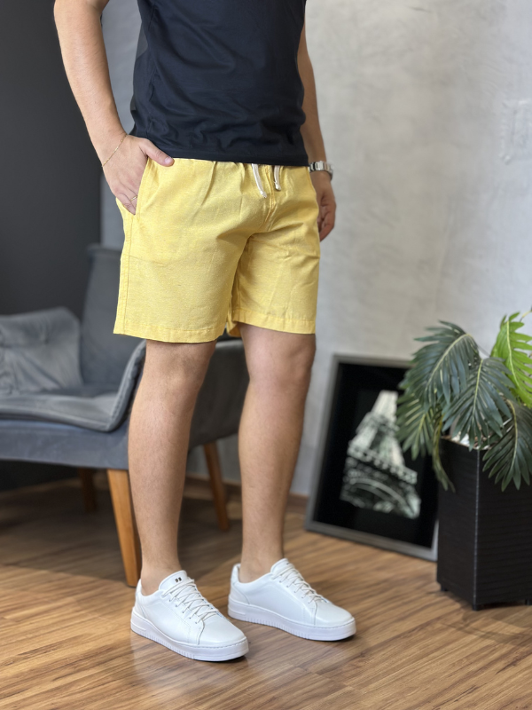 Short Masculino de Linho Elegance - Canguru Store