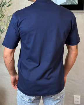 Camisa Oversized Basic Azul Marinho