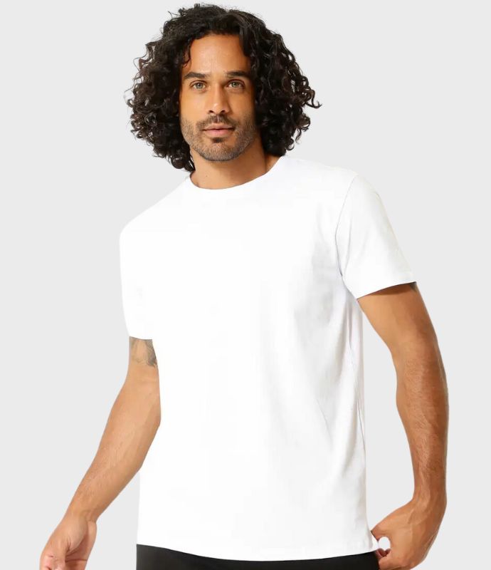 Camisa Básica Algodão Branco