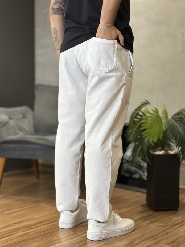 Calça Urban Linho Branco - Canguru Store