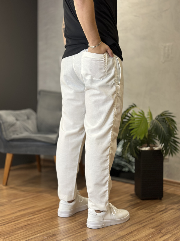 Calça Urban Linho Off White - Canguru Store
