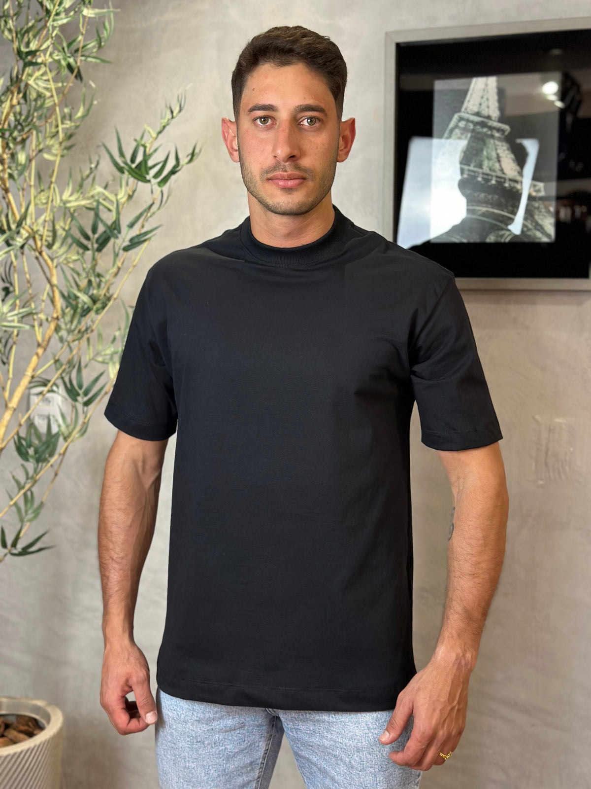 Camisa Oversized Basic Preto