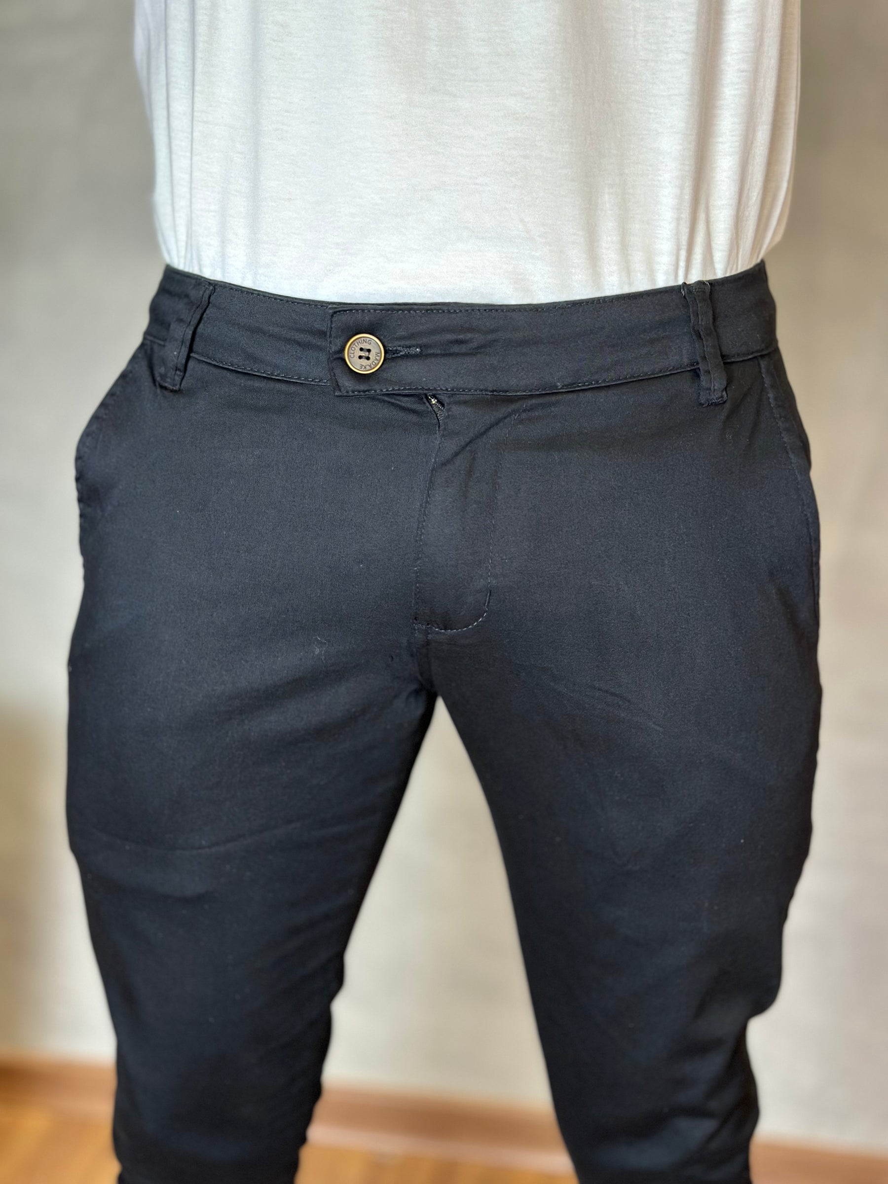 Calça Alfaiataria Cos Italiano Skinny Confort - Preta